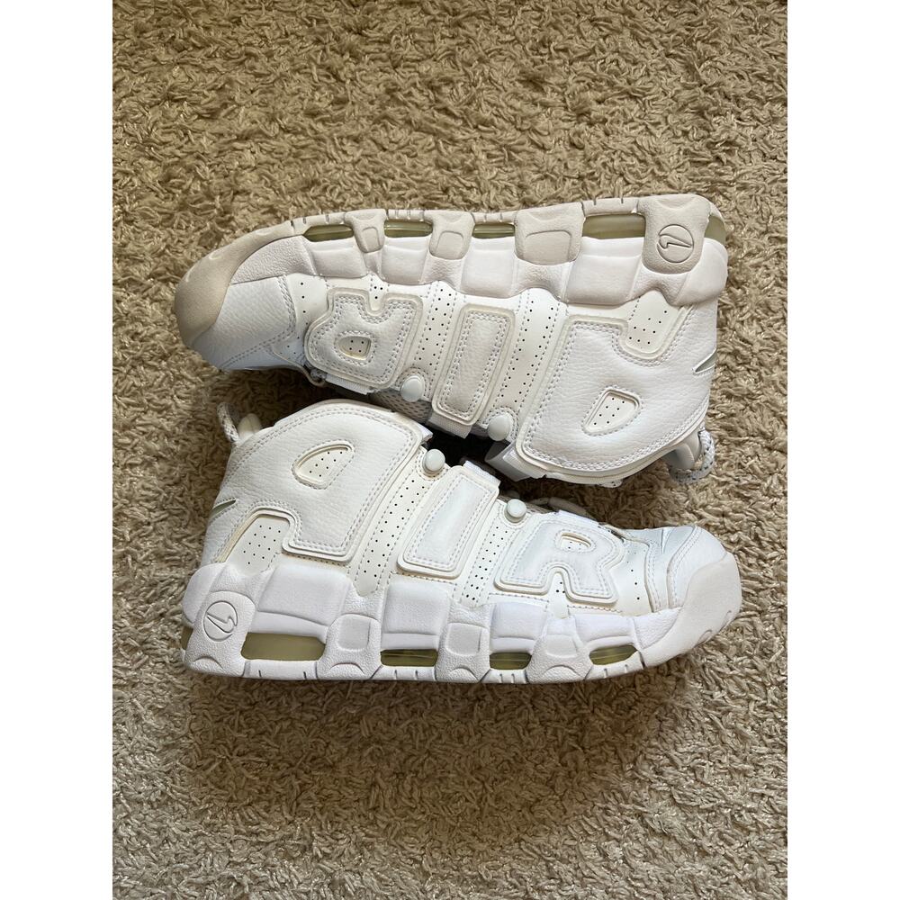 Nike Air More Uptempo ‘96 Tripple White Size 7.5 US Men’s